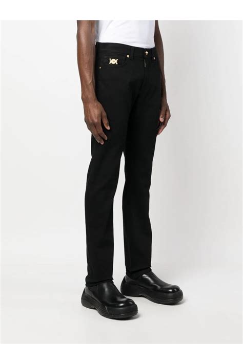 versace collection medusa pocket jeans|versace medusa jeans.